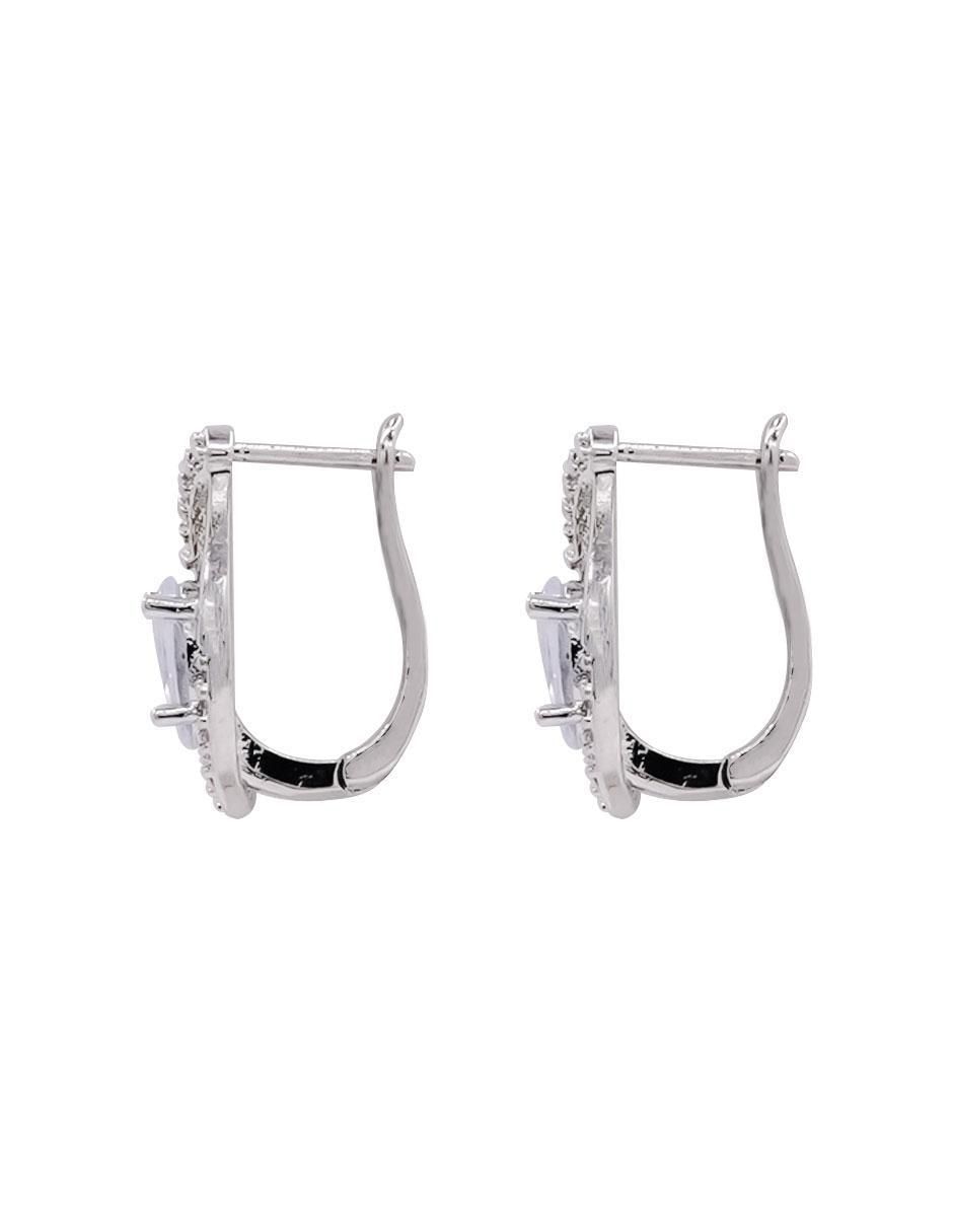 Huggies con acabado pavé zirconia 3