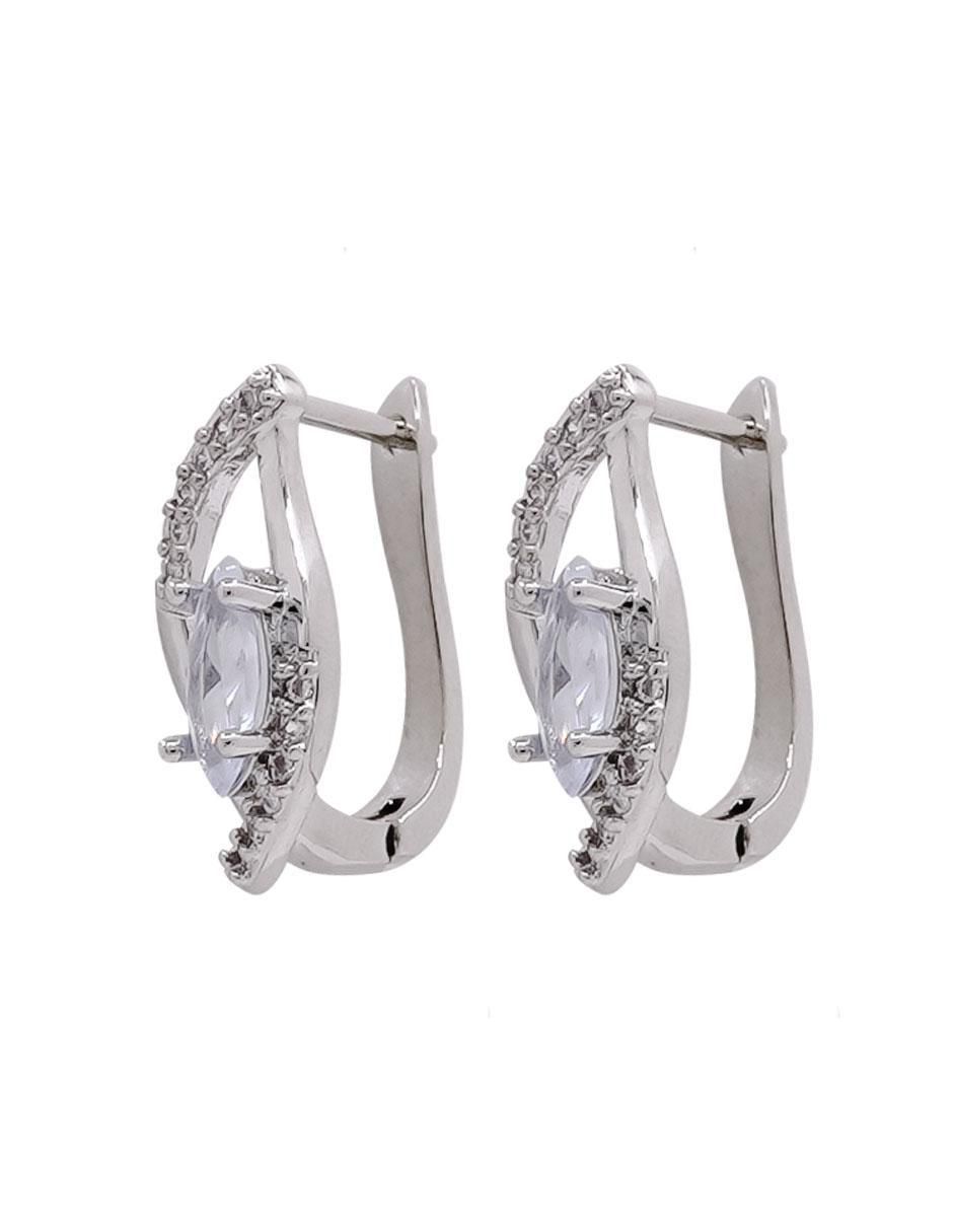 Huggies con acabado pavé zirconia 4