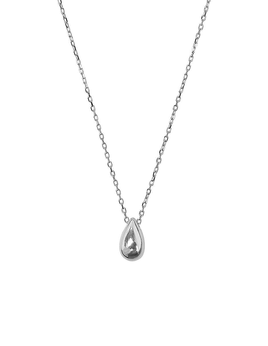 Collar de gota de plata P 925