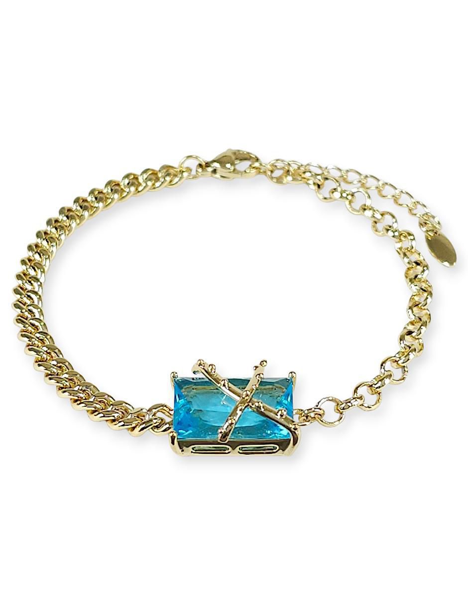 Pulsera con acabado baño de oro 18 k 3
