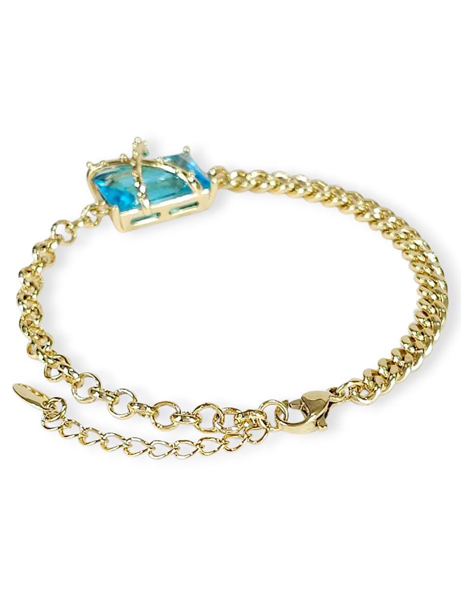 Pulsera con acabado baño de oro 18 k 5