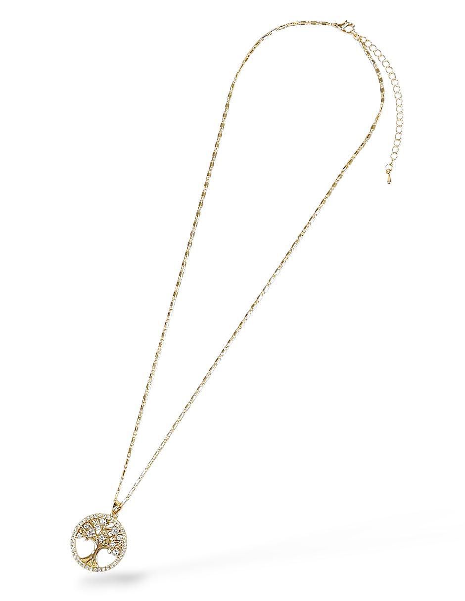 Aretes y collar de árbol zirconia 2