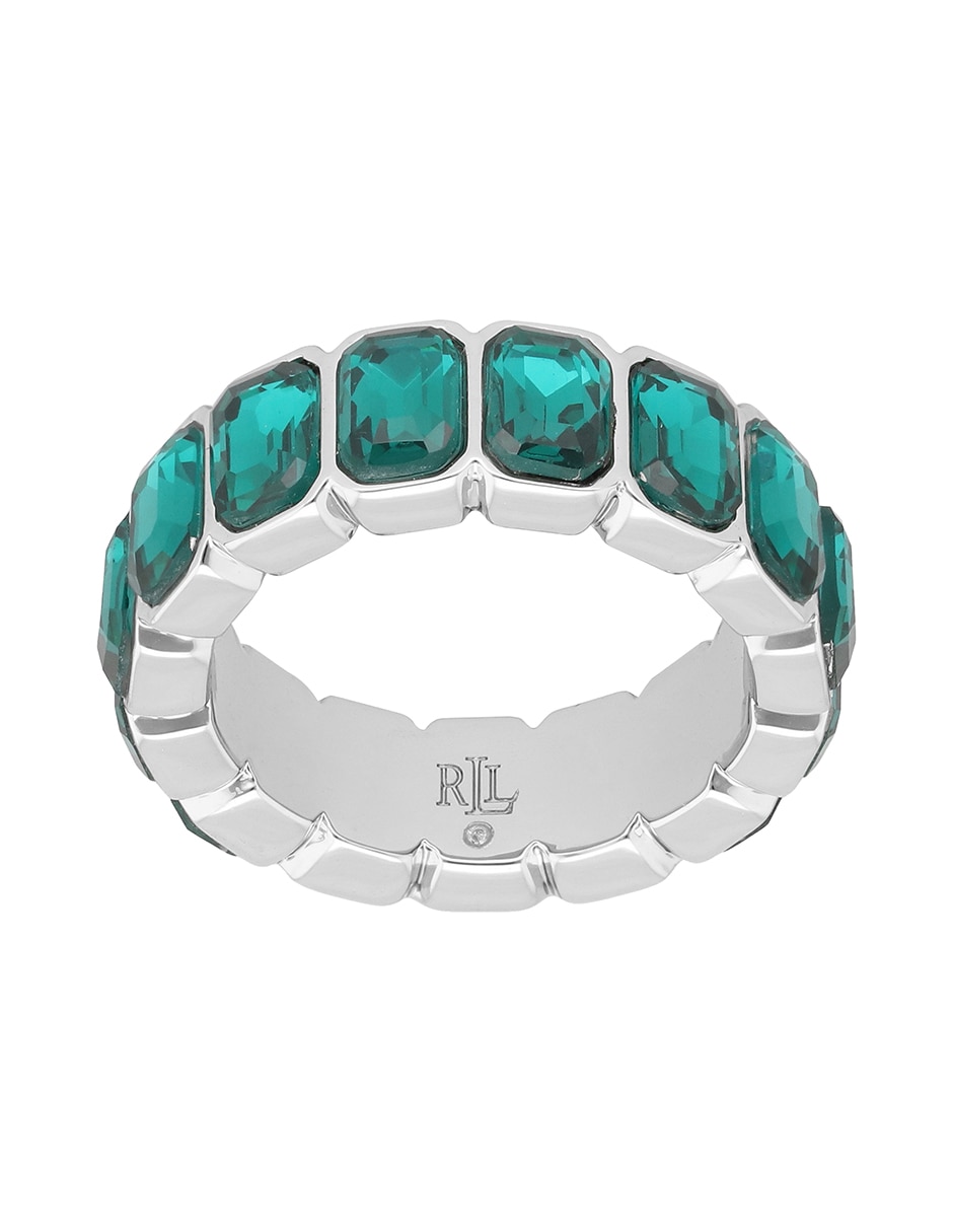 Anillo circular Noella zirconia cúbica brillante 2