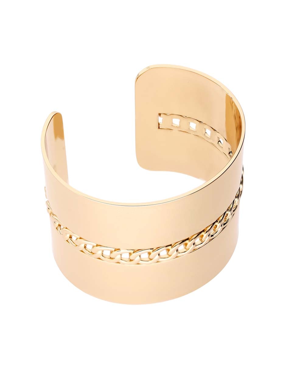 Brazalete Cassandra con acabado brillante