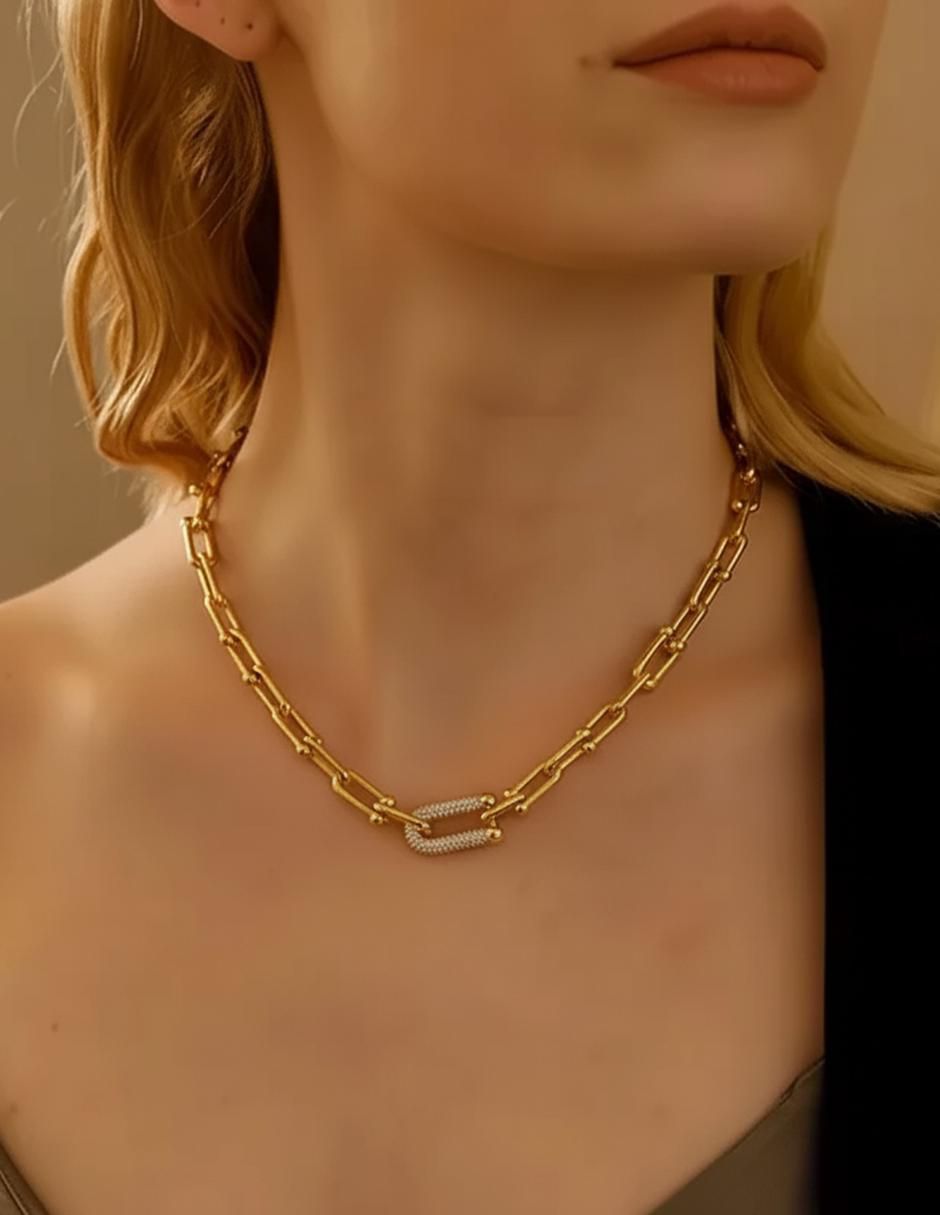 Collar de oro laminado 10 K 6