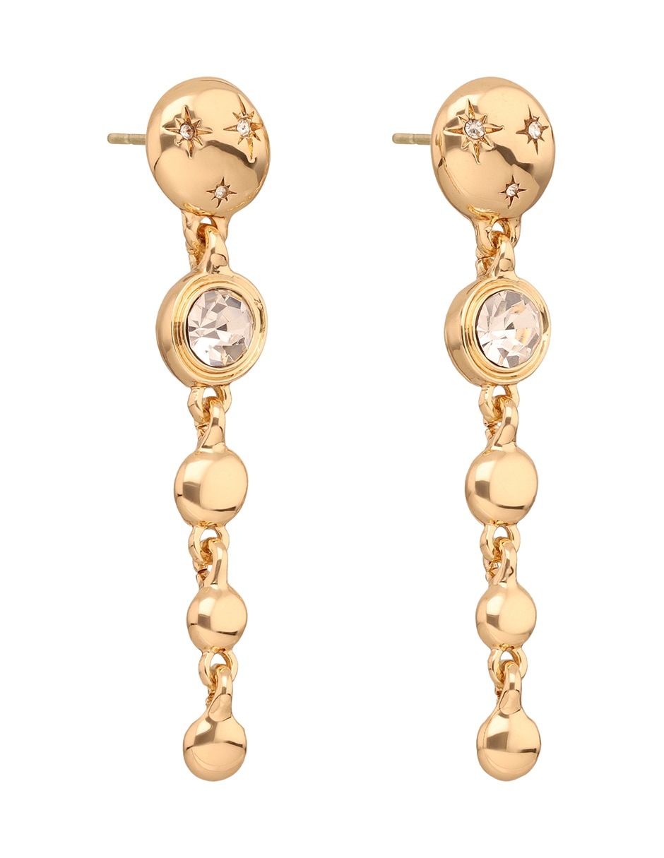 Aretes cortos Shimmer & Shine con acabado brillante circonita 2