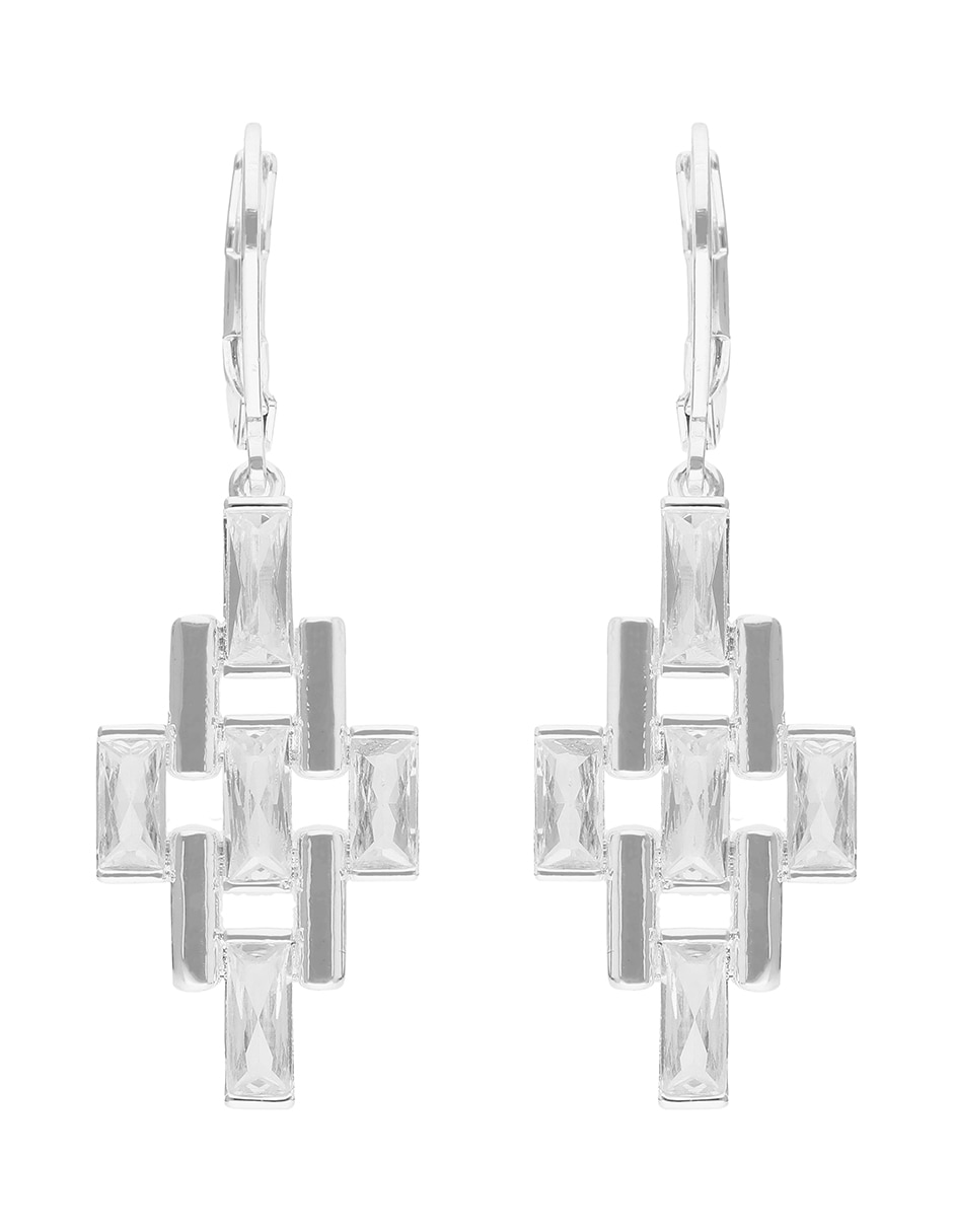 Aretes cirulares Celebrate In Elegance con acabado brillante Aretes cirulares Celebrate In Elegance con acabado brillante