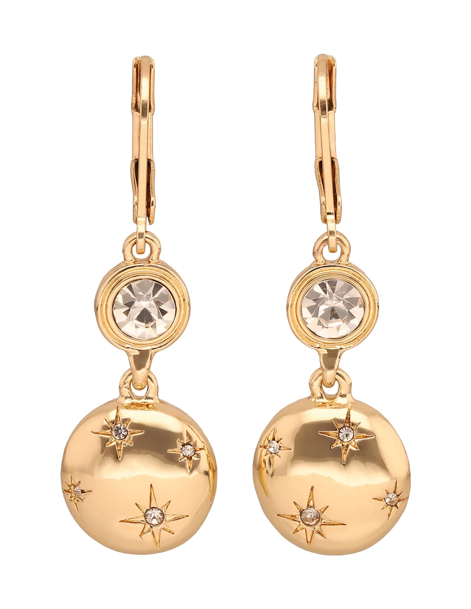 Aretes cortos Shimmer & Shine con acabado brillante zirconia cúbica Aretes cortos Shimmer & Shine con acabado brillante zirconia cúbica