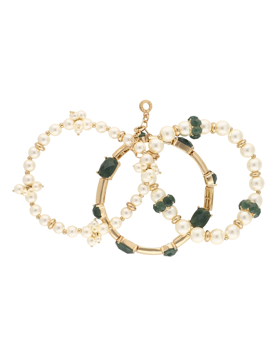 Pulsera con cuarzo Glacial Glow con acabado esmaltado