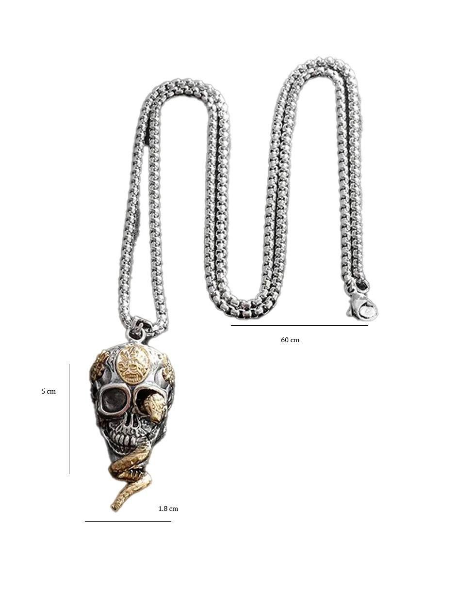 Collar con dije de calavera Calaveras 2