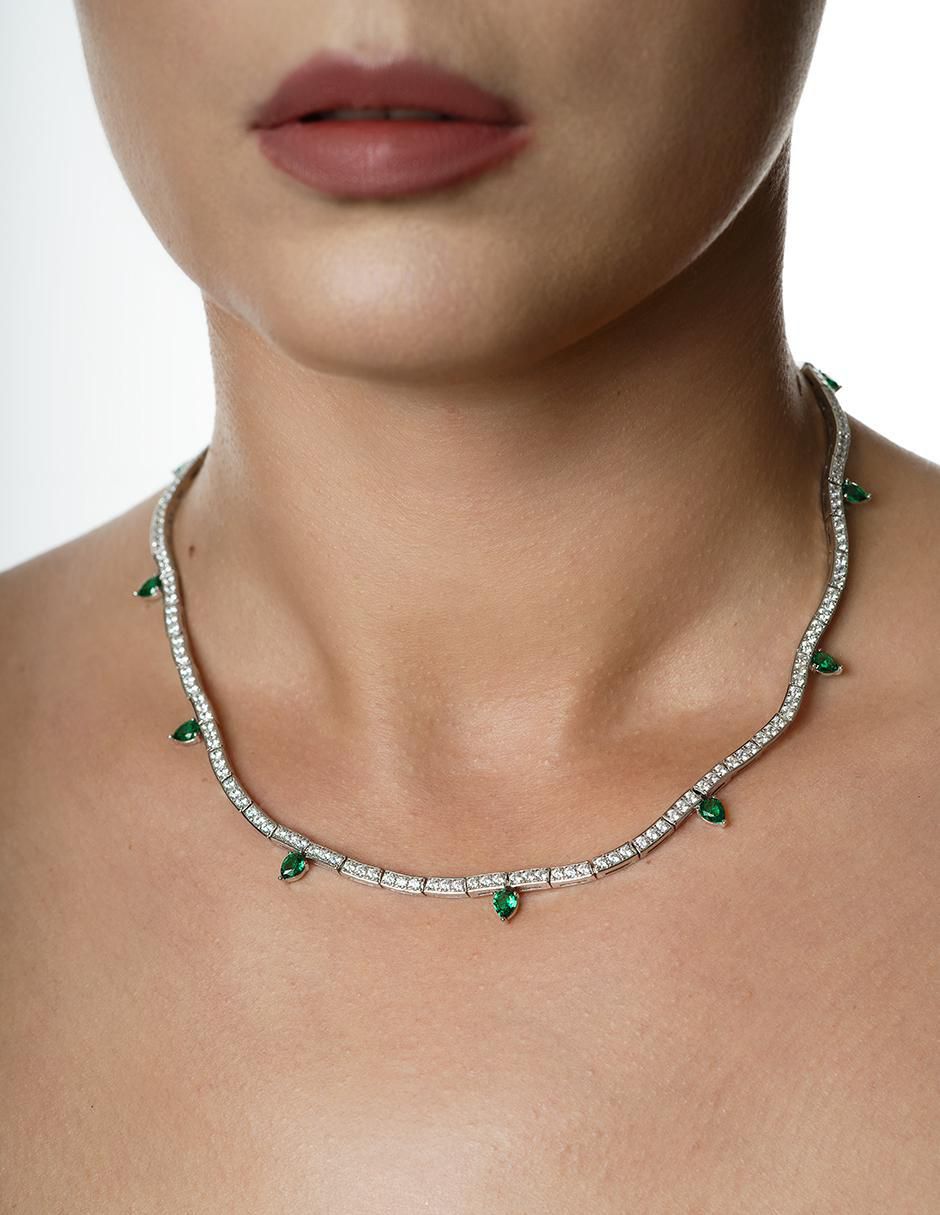 Collar de mariposa de plata P 925 6