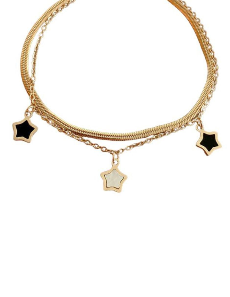 Pulsera de oro laminado 8 k con acabado pulido 4