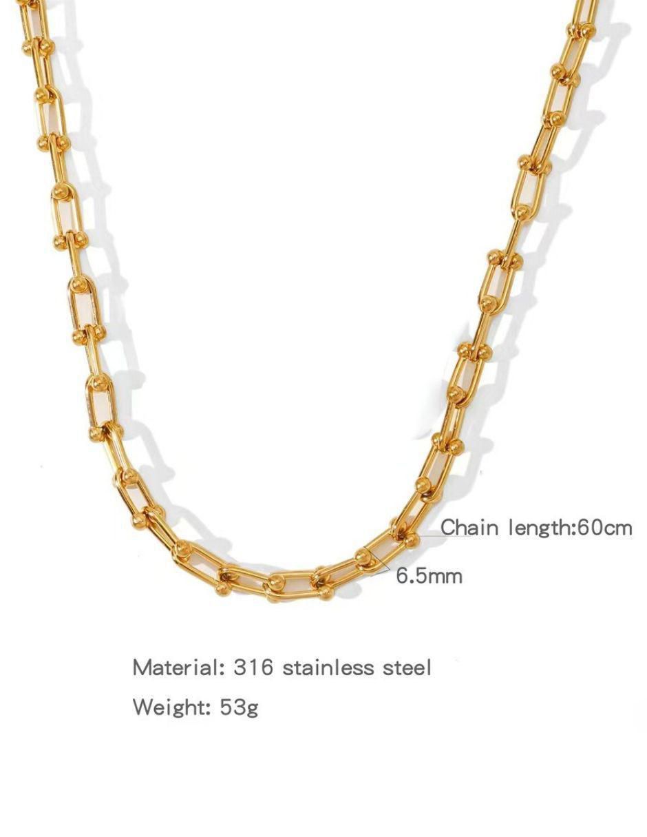 Collar de oro laminado 10 K 6