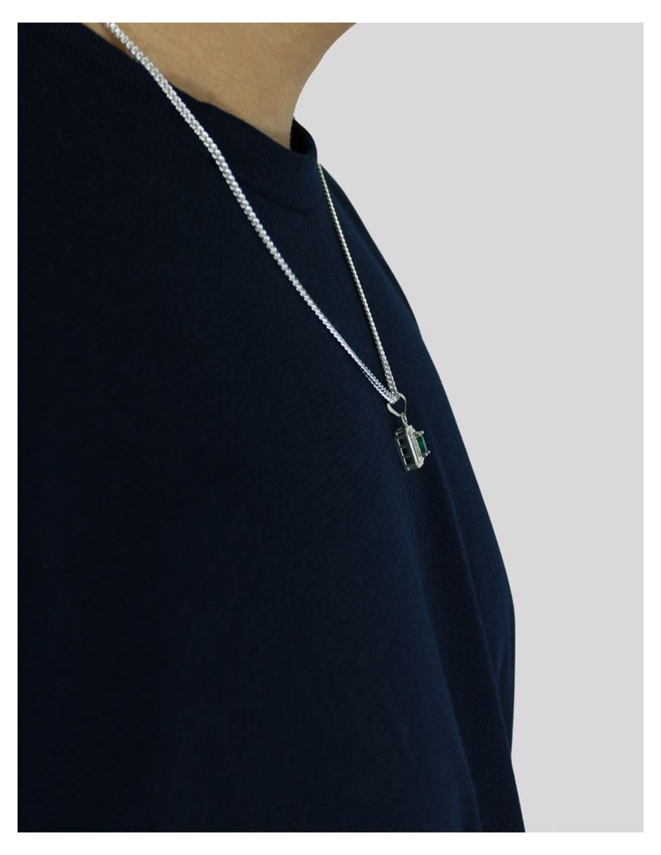 Collar con dije rectangular 5