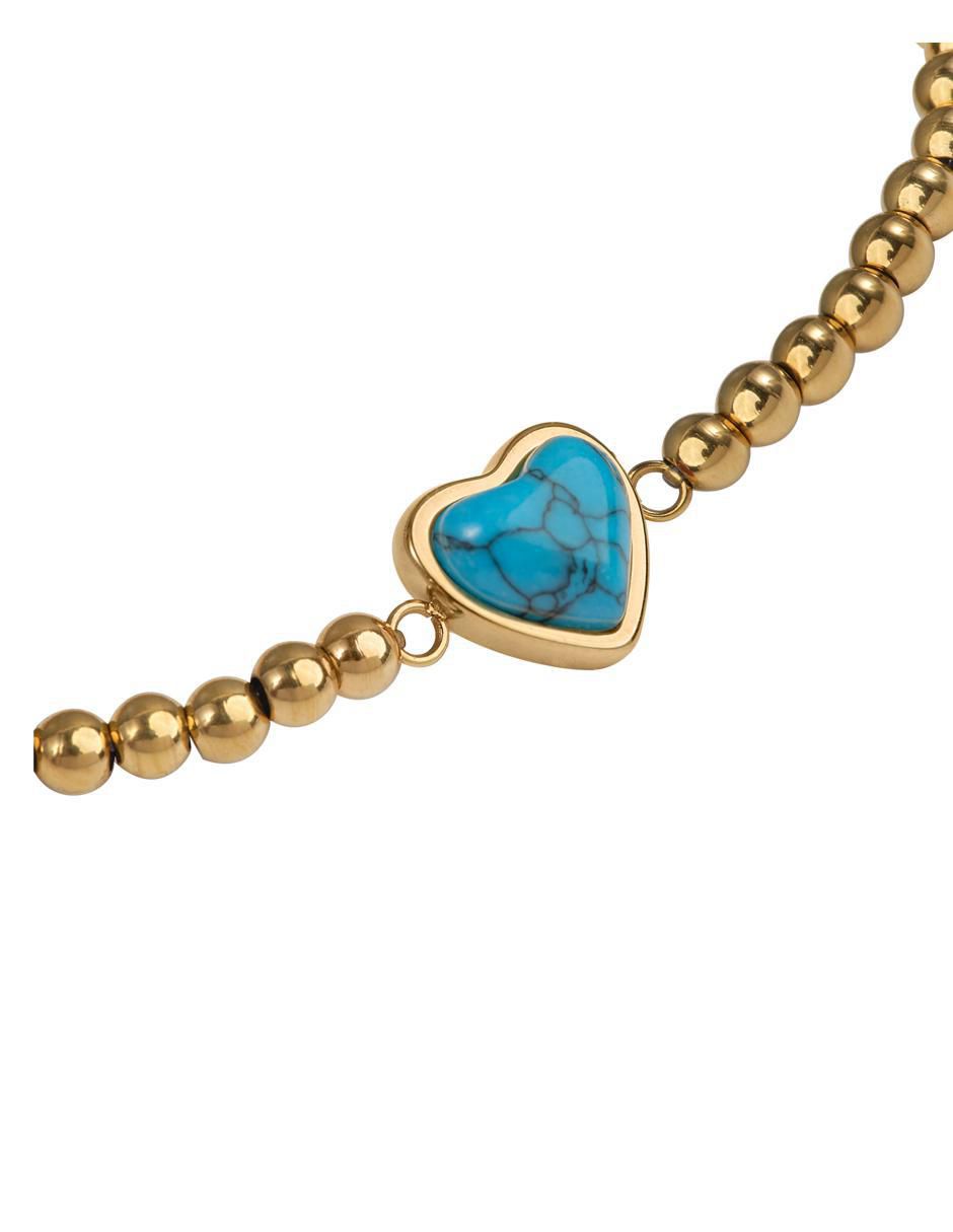 Pulsera Nadia con acabado baño de oro 14 K 3