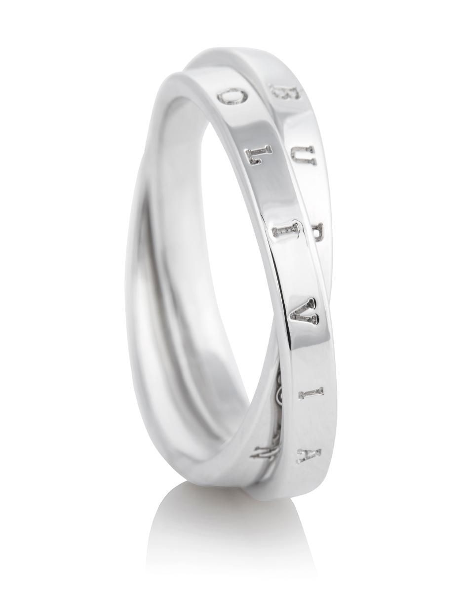 Anillo circular Classics brillante 2