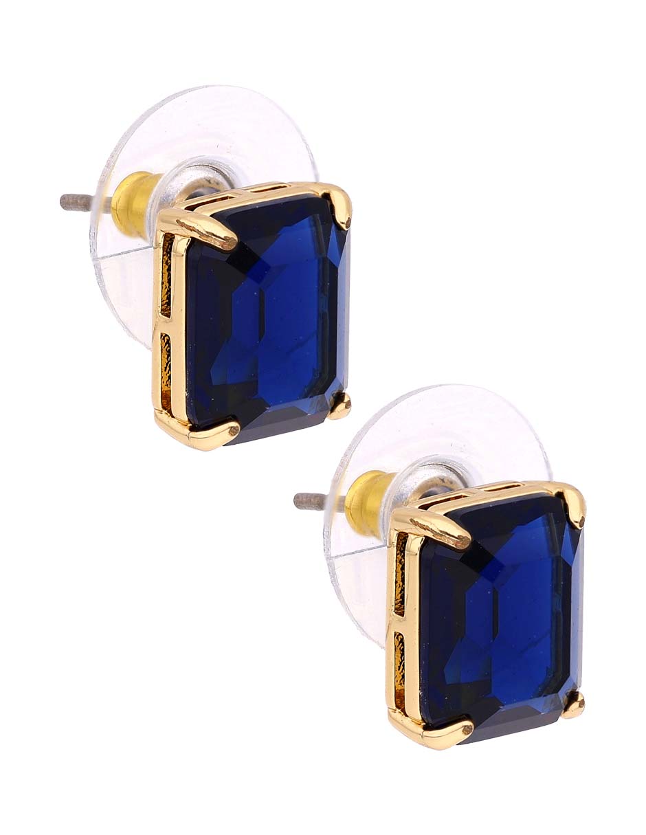 Broqueles rectangular con acabado brillante 2