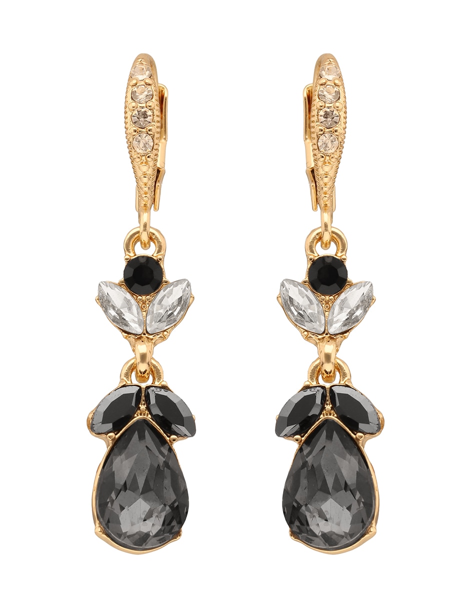 Aretes cortos con acabado pavé