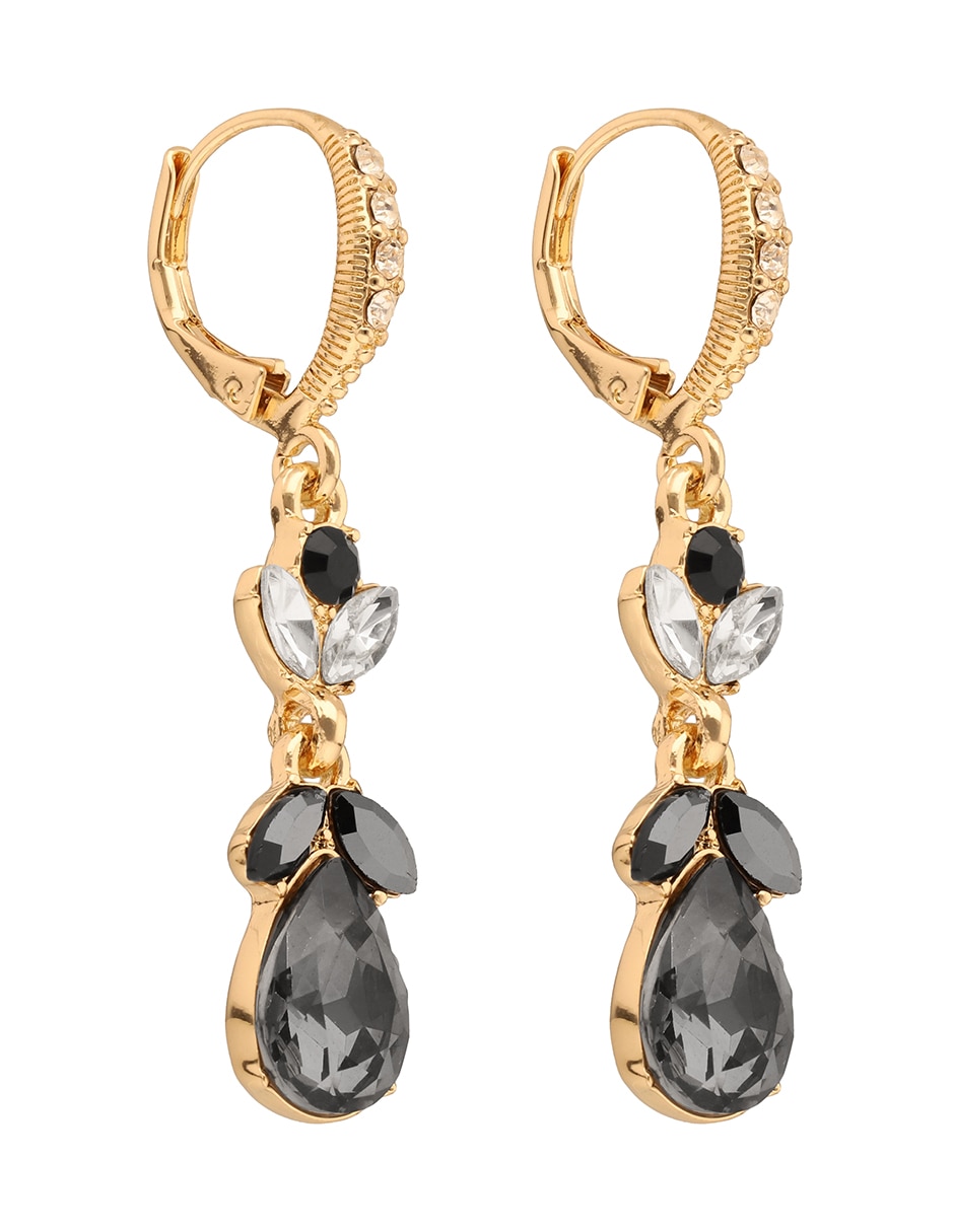 Aretes cortos con acabado pavé 2