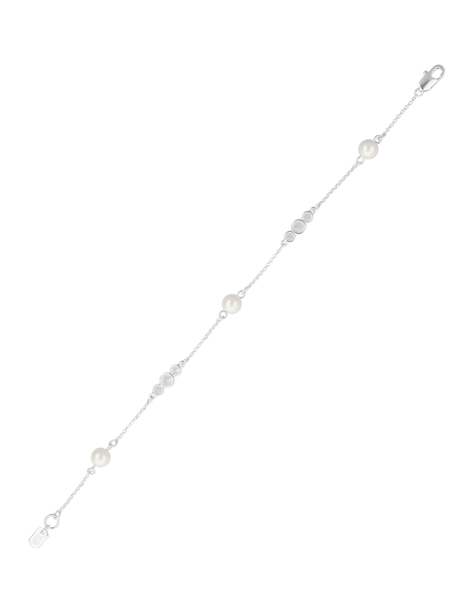 Brazalete con zirconia cúbica Aurelia con acabado brillante 2