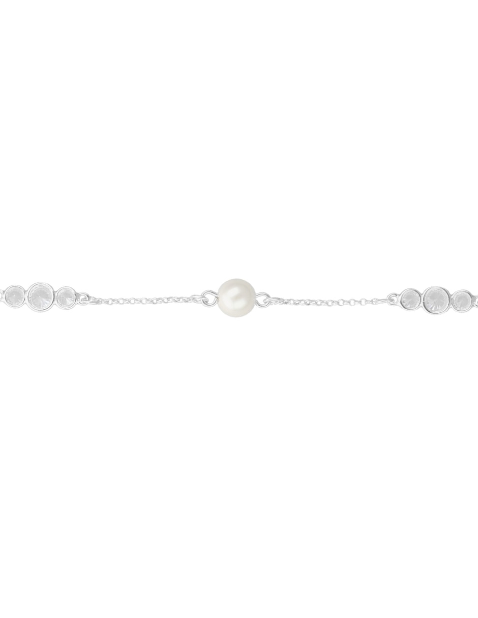 Brazalete con zirconia cúbica Aurelia con acabado brillante 3