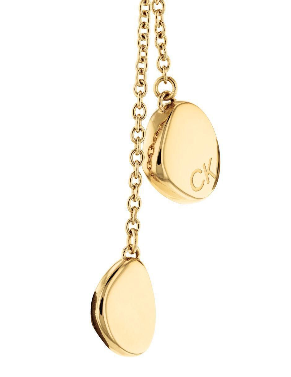 Aretes largos de gota Fascinate con acabado brillante 3