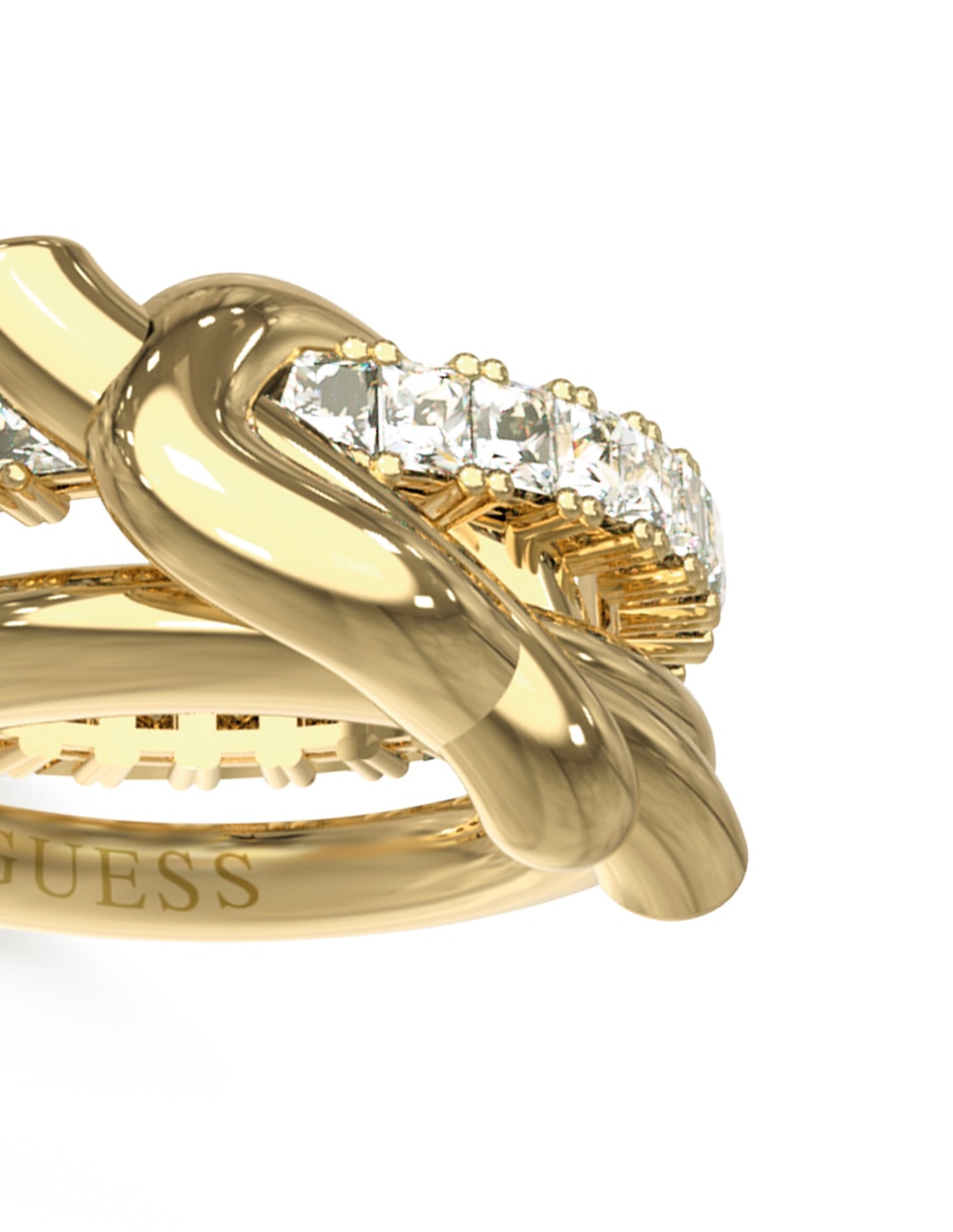 Anillo de infinito HOLD ME TIGHT circonita pavé 2