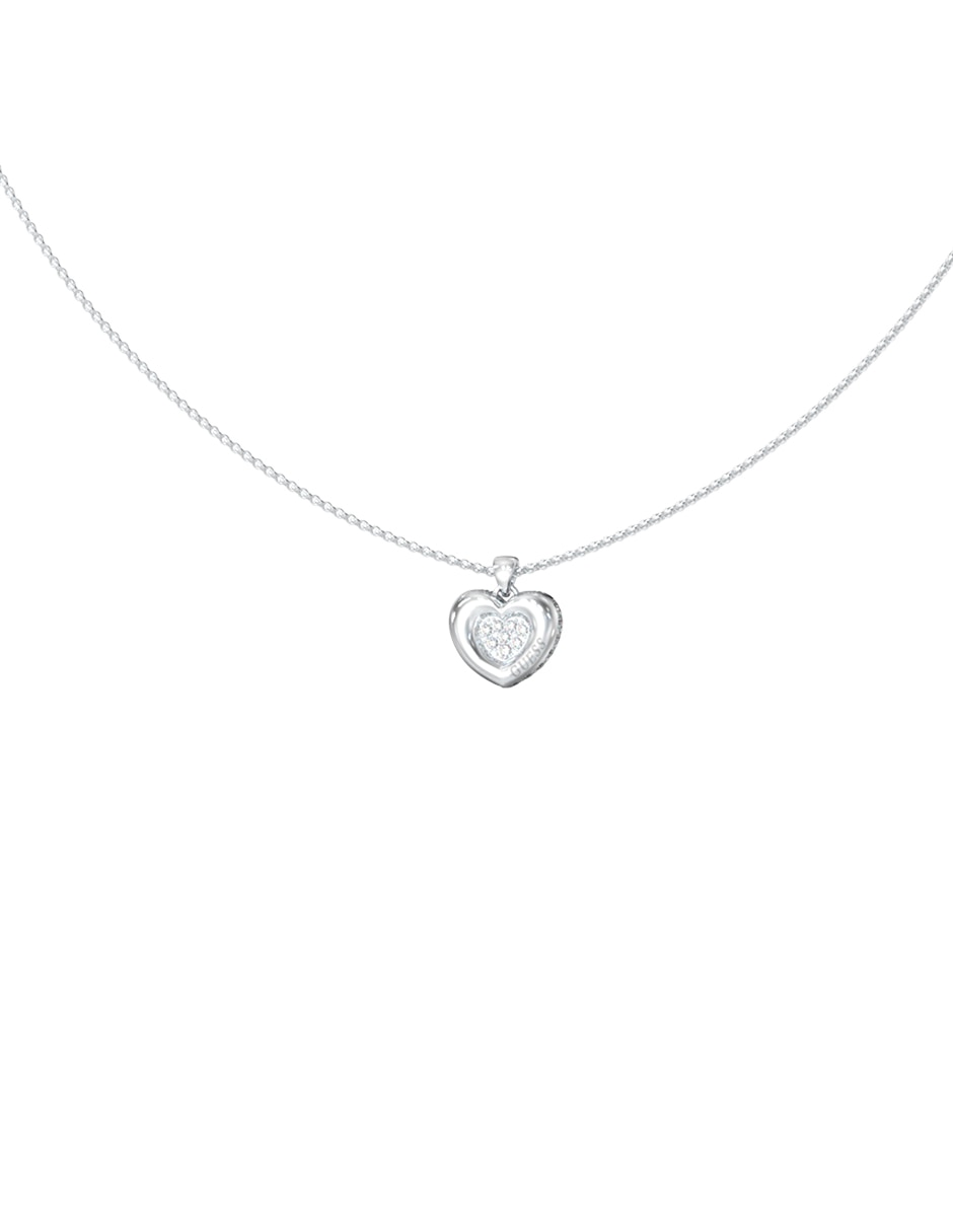 Collar con dije de corazón Love