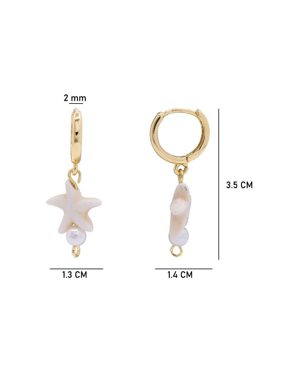 Aretes largos de estrella 5
