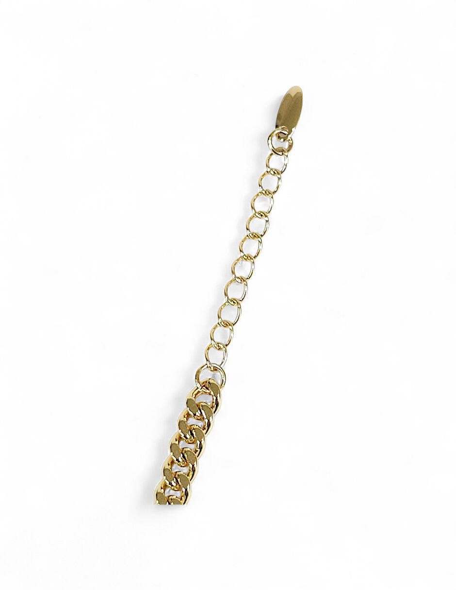 Pulsera 18 k con acabado baño de oro 8