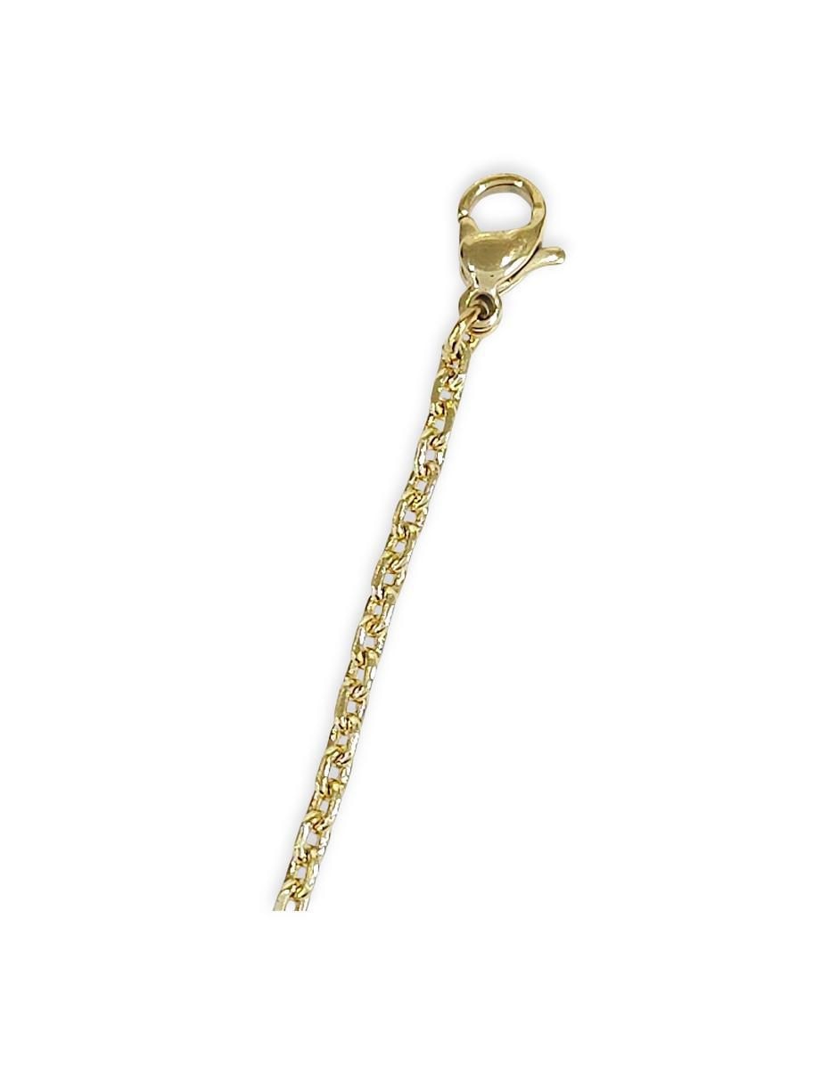 Pulsera 18 k con acabado baño de oro 7