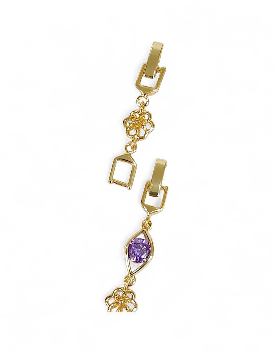 Pulsera 18 k con acabado baño de oro 7