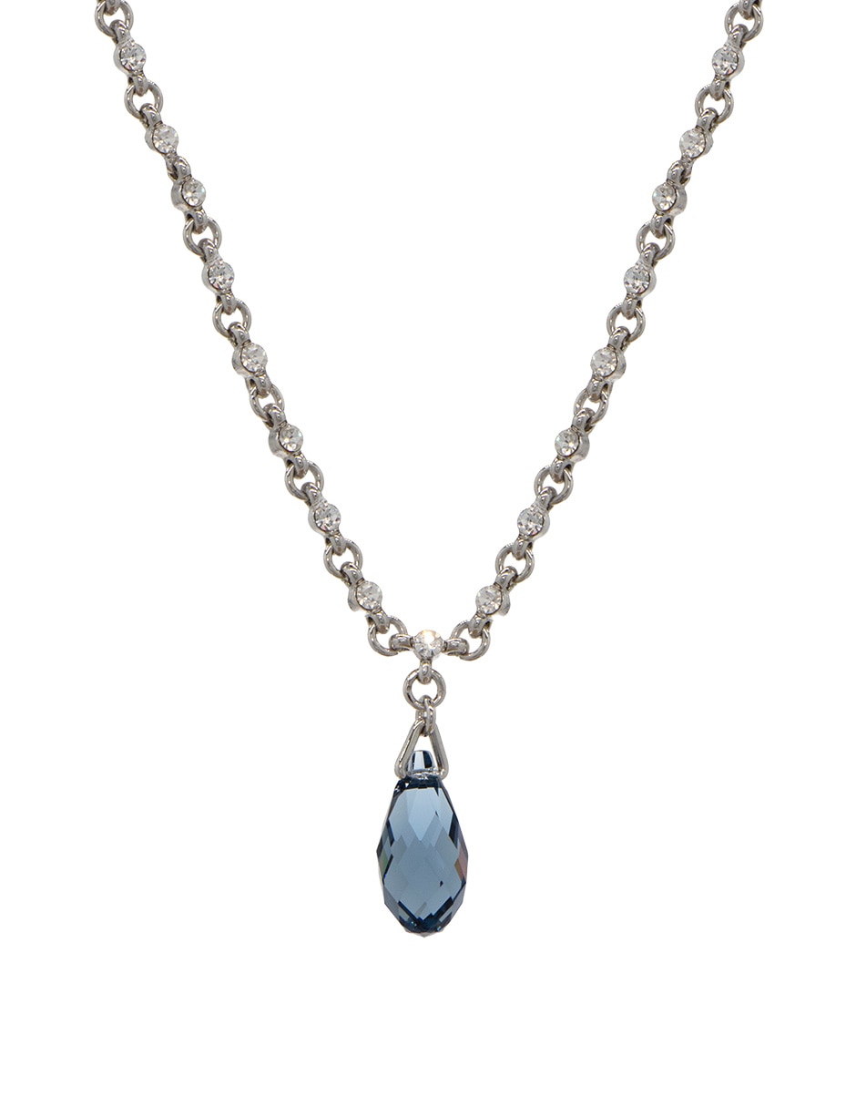 Collar con dije de gota Silver Shade