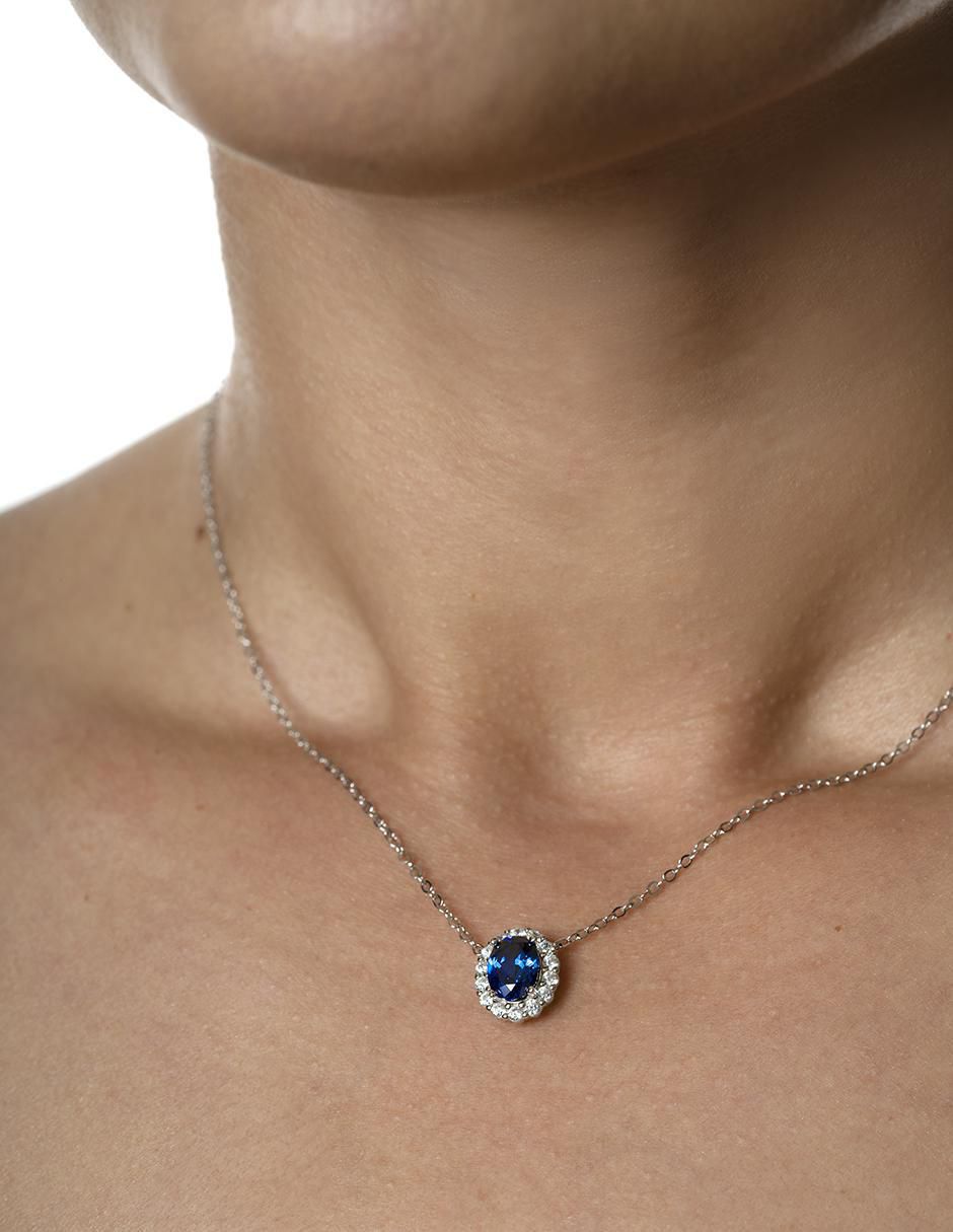 Collar ovalado de plata P 925 3