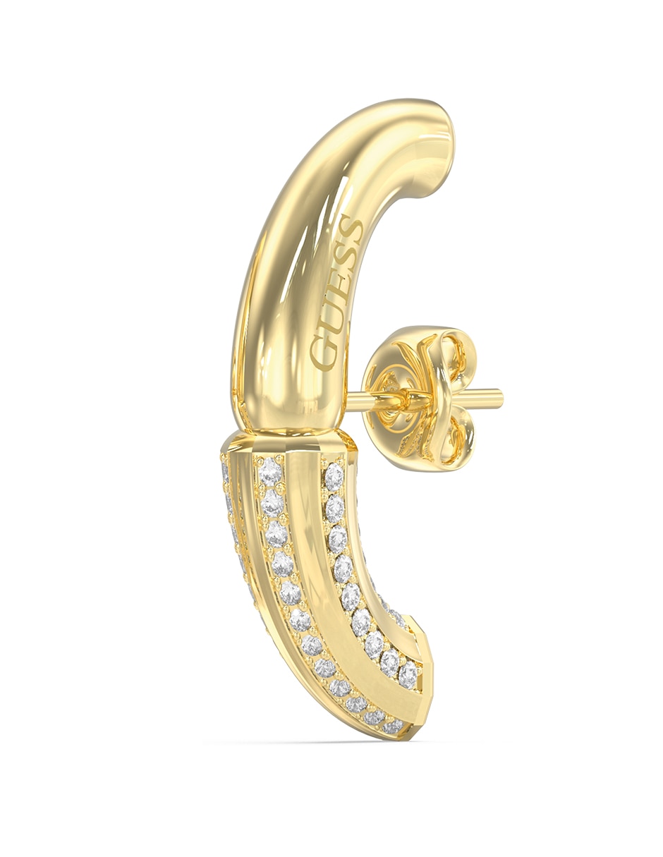 Aretes cortos Majorelle con acabado pavé 2