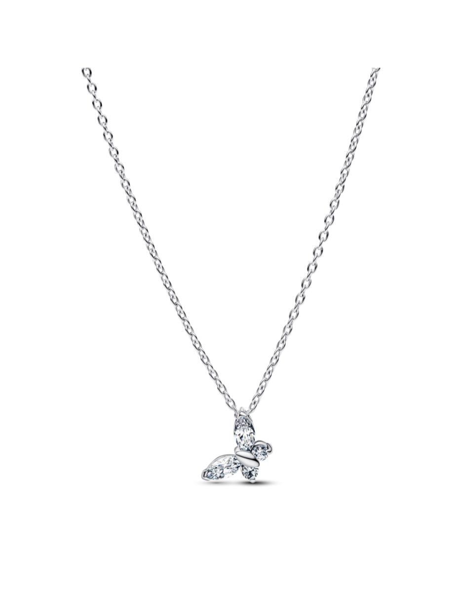 Collar de mariposa Timeless de plata P 925