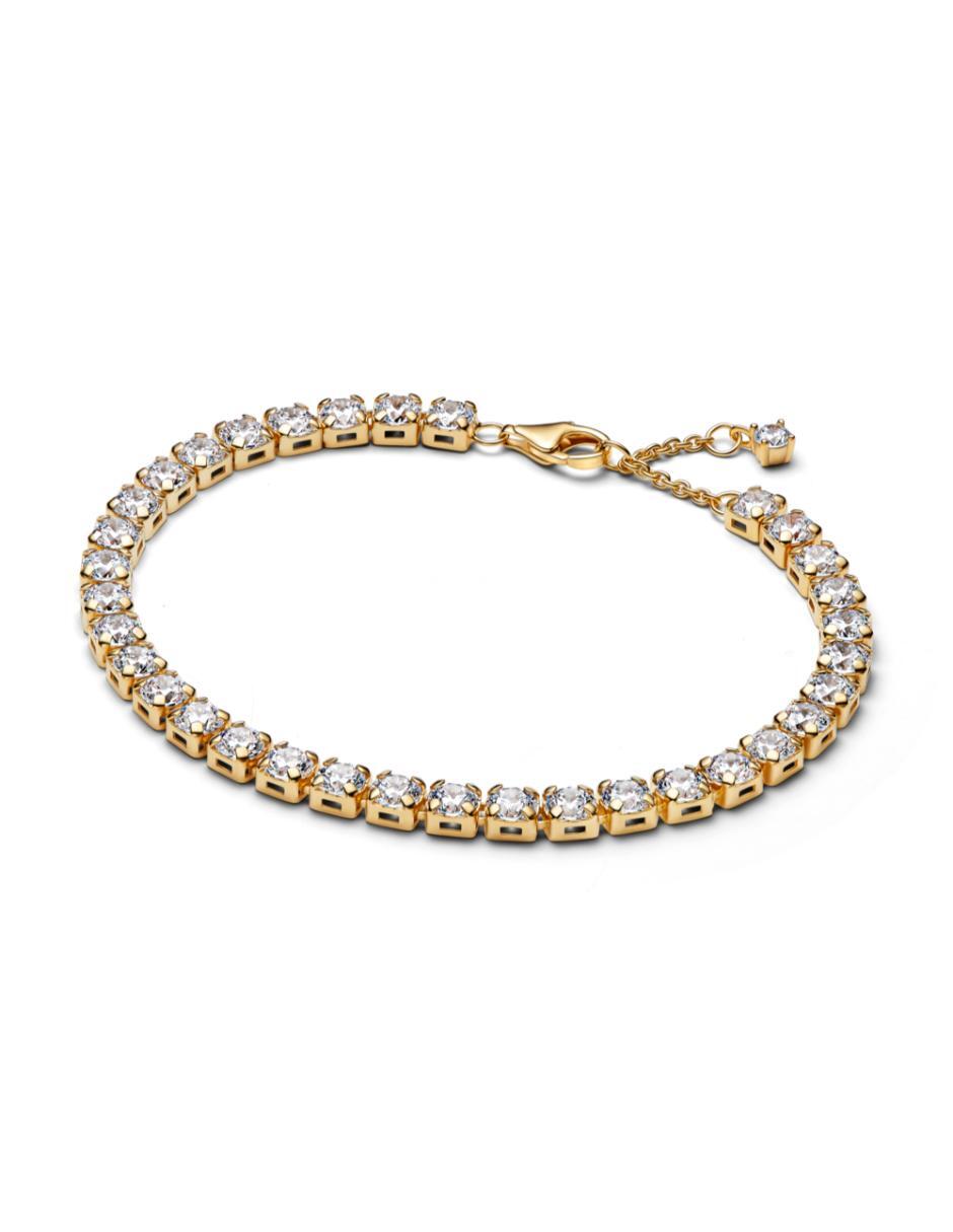 Brazalete de plata P 925 Timeless con acabado baño de oro