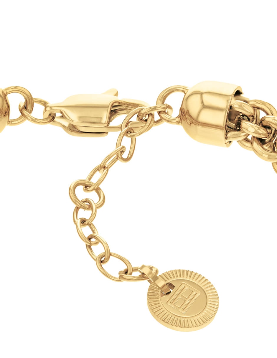 Brazalete Intertwined circles chain con acabado brillante 3