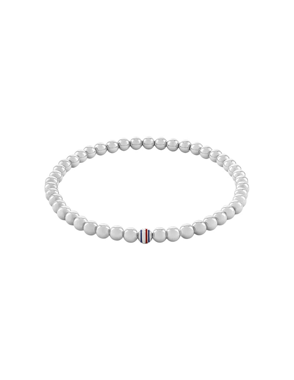 Brazalete Metal Beads con acabado brillante