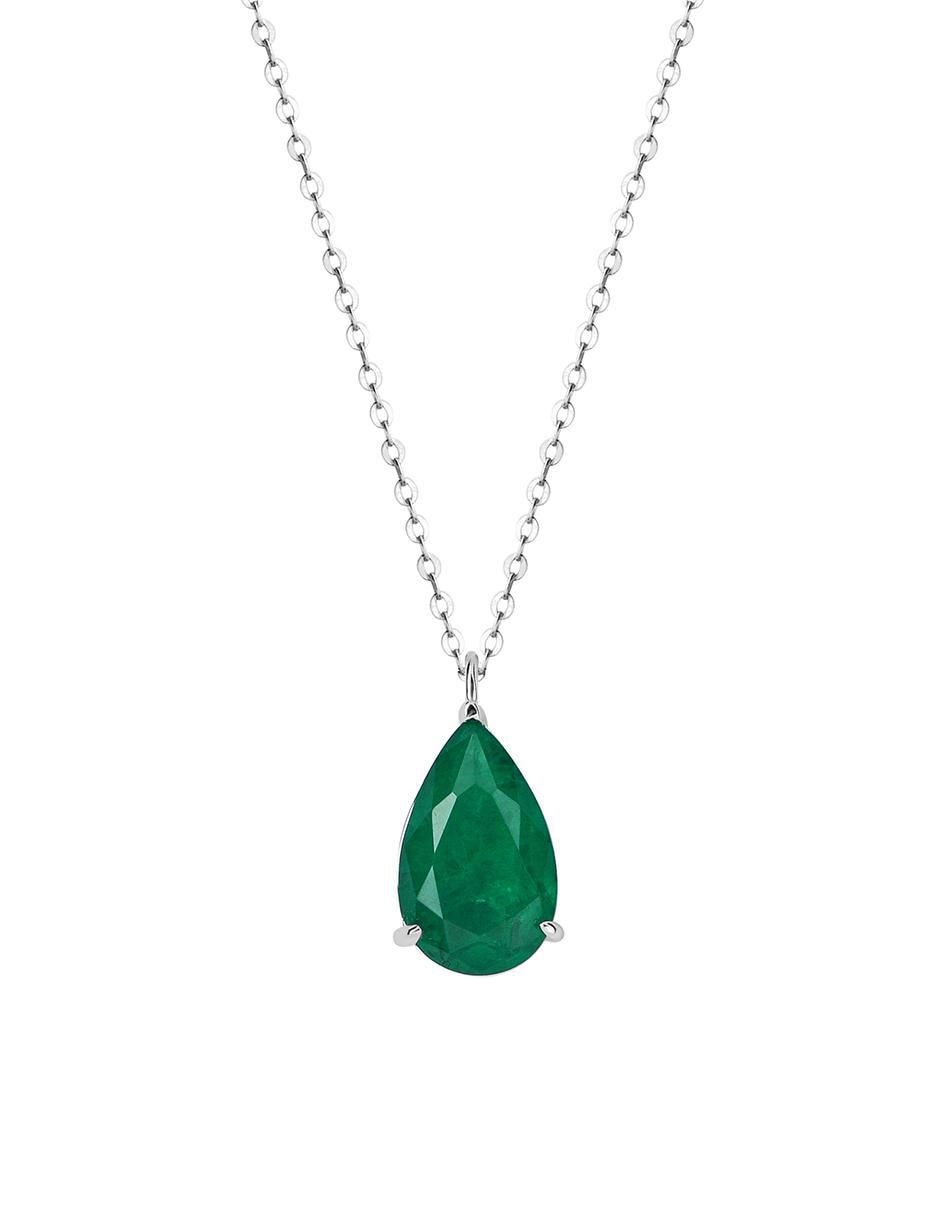 Collar de gota de plata P 925