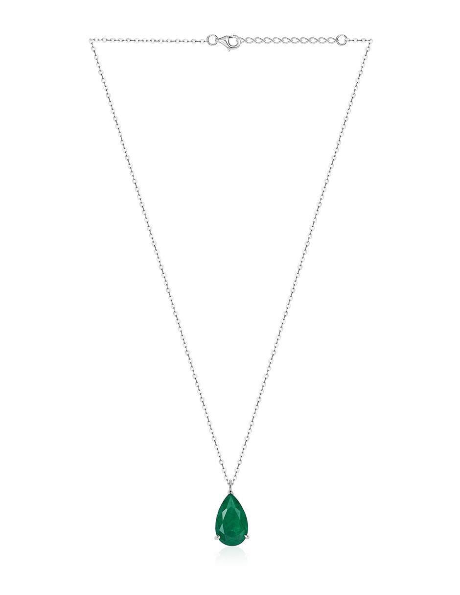 Collar de gota de plata P 925 2