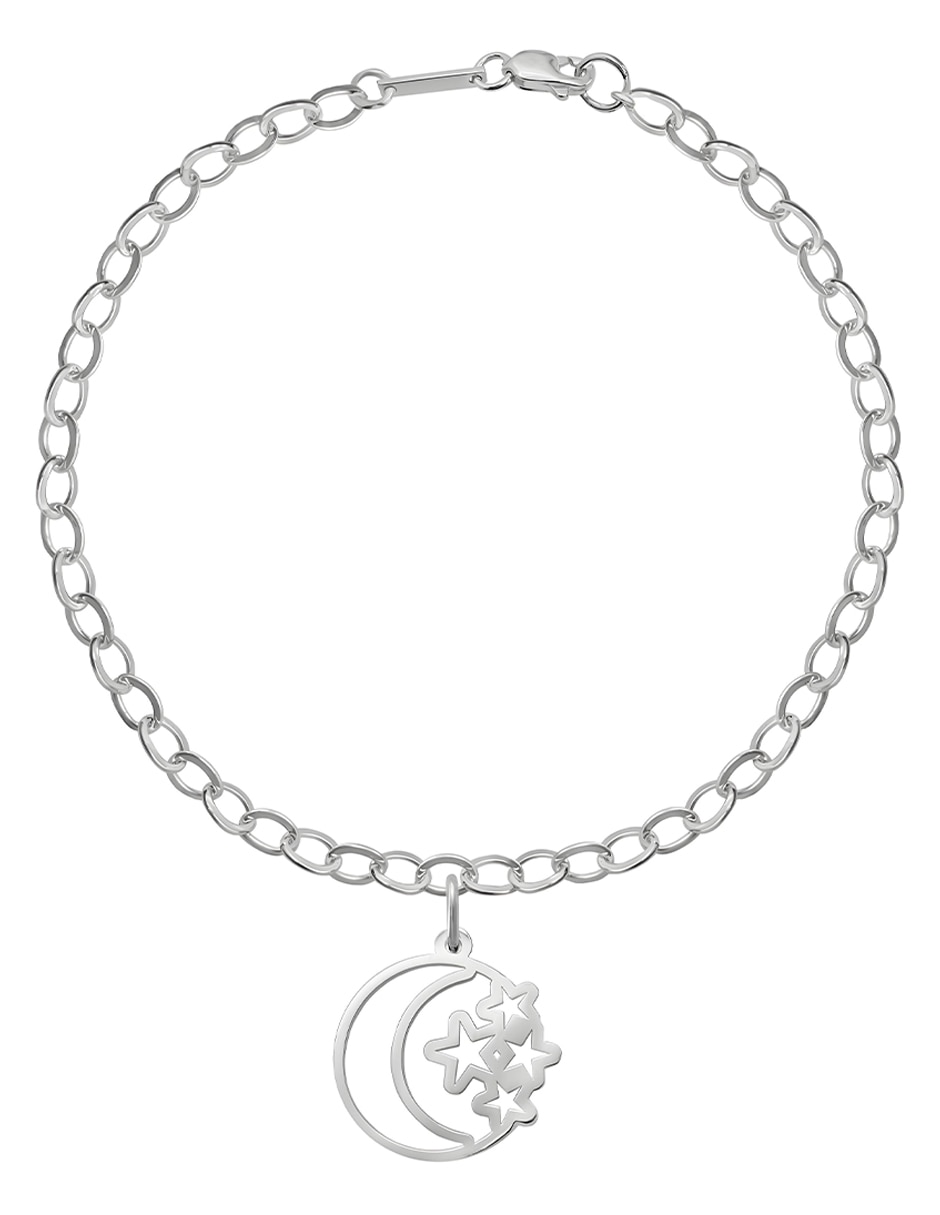 Pulsera de plata p925 Celeste
