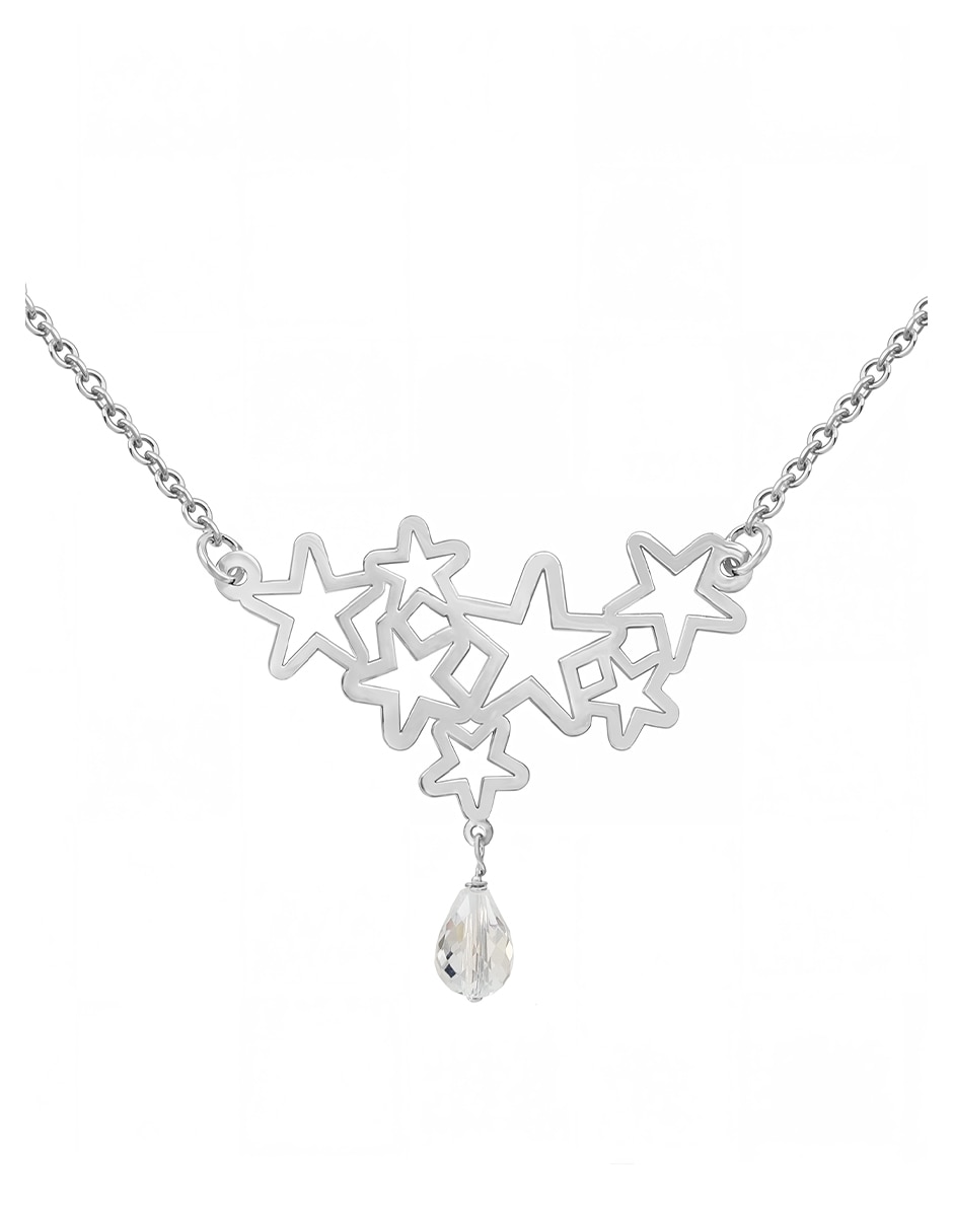 Colgante Y Dije de estrella celeste de plata P 925