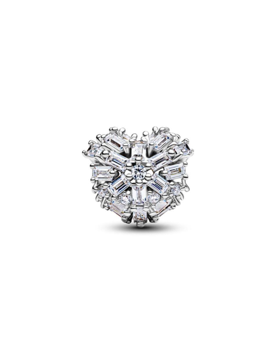 Charm de corazón moments de plata P 925 zirconia cúbica 5