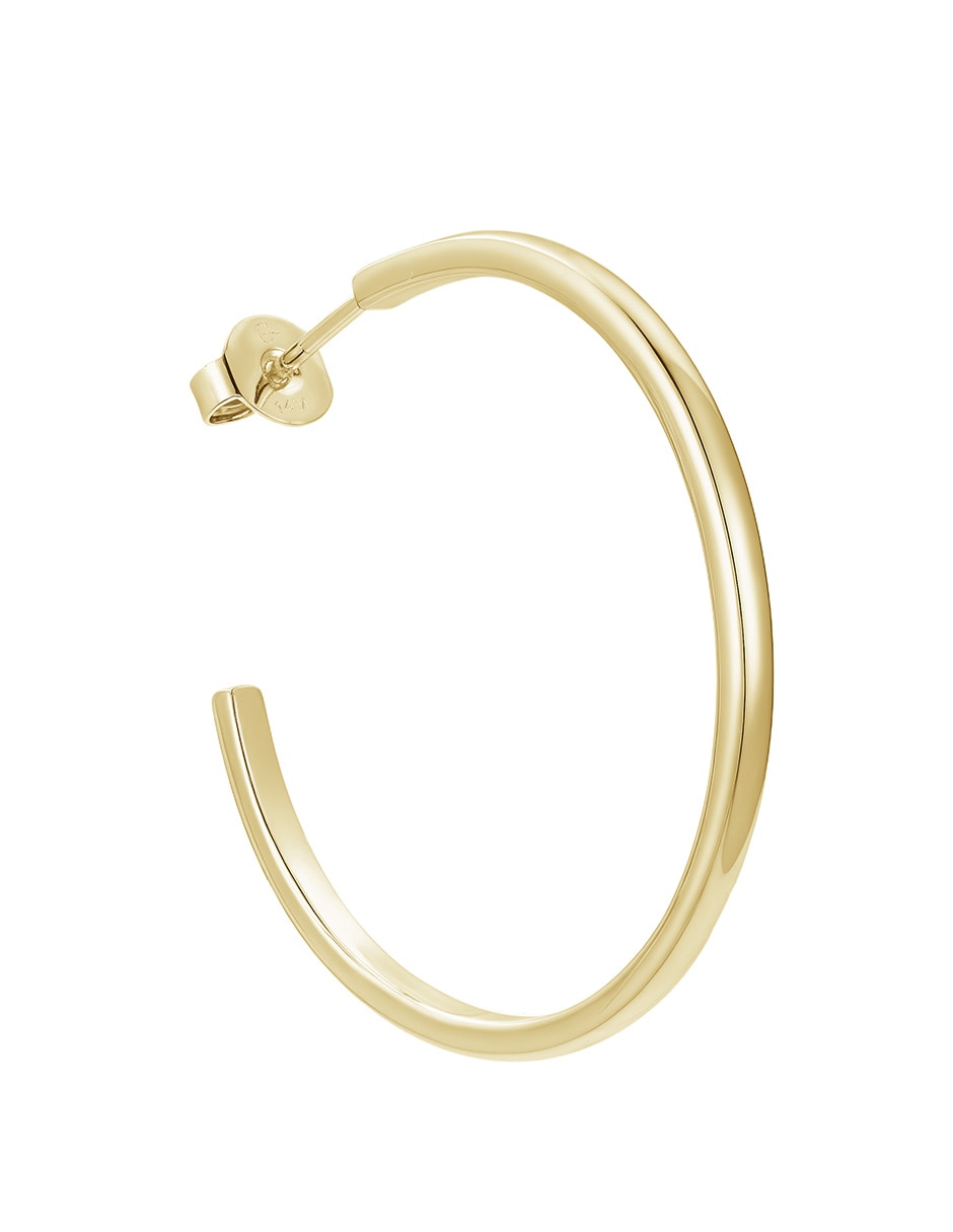 Arracadas Golden con acabado baño de oro 14 K 3