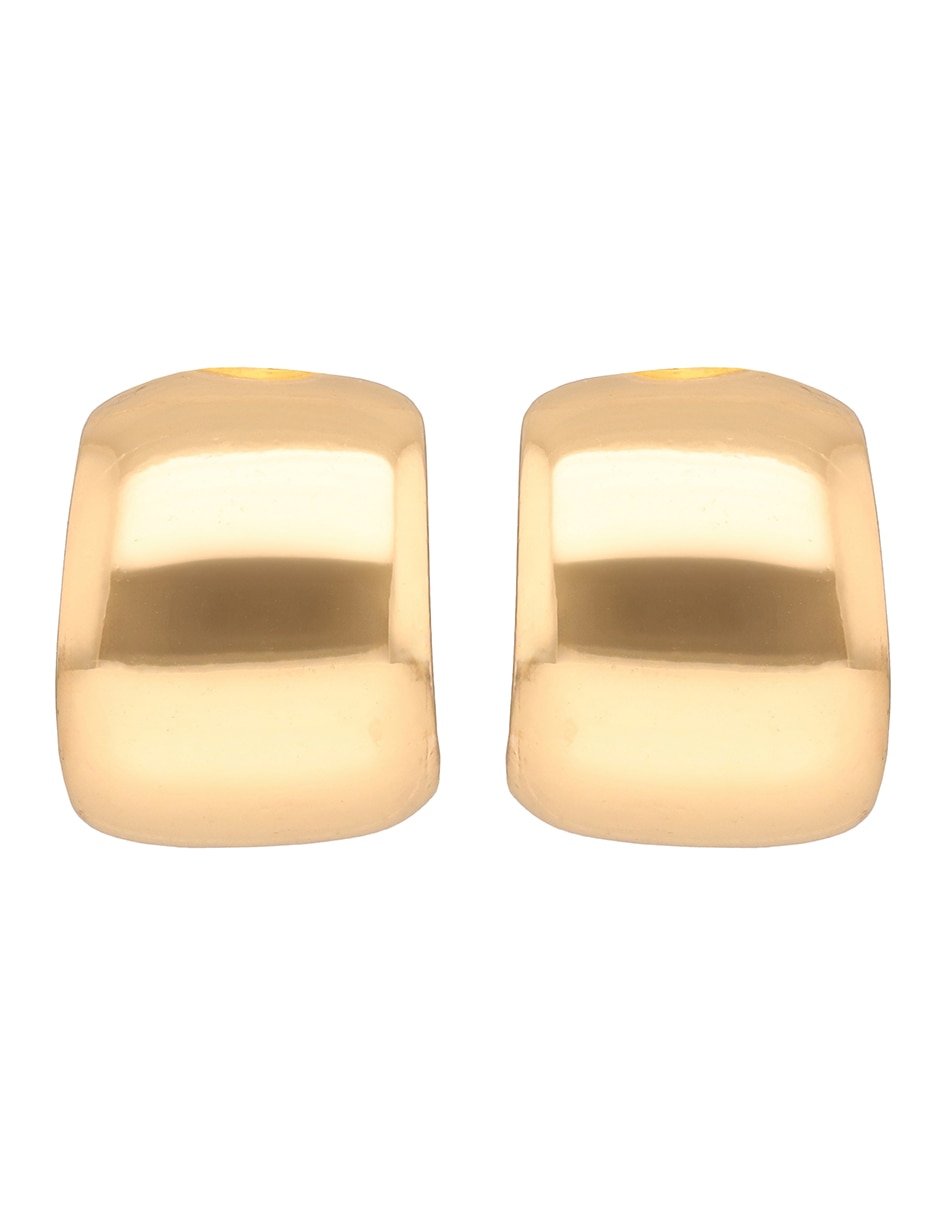 Aretes huggies Metal Ears con acabado brillante