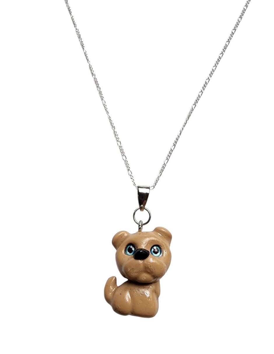 Collar de perro Pug de plata P 925 3