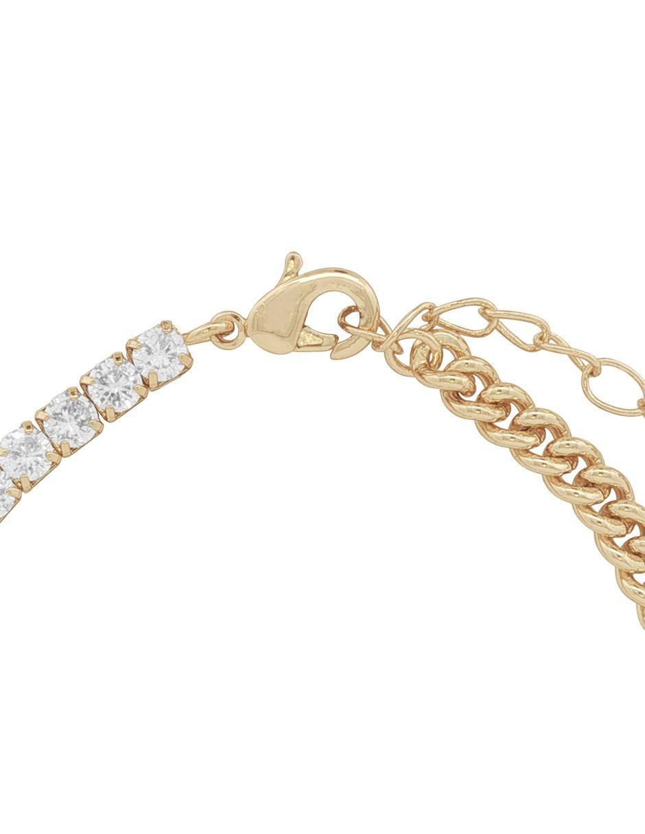 Pulsera 18 K con acabado chapa de oro 2