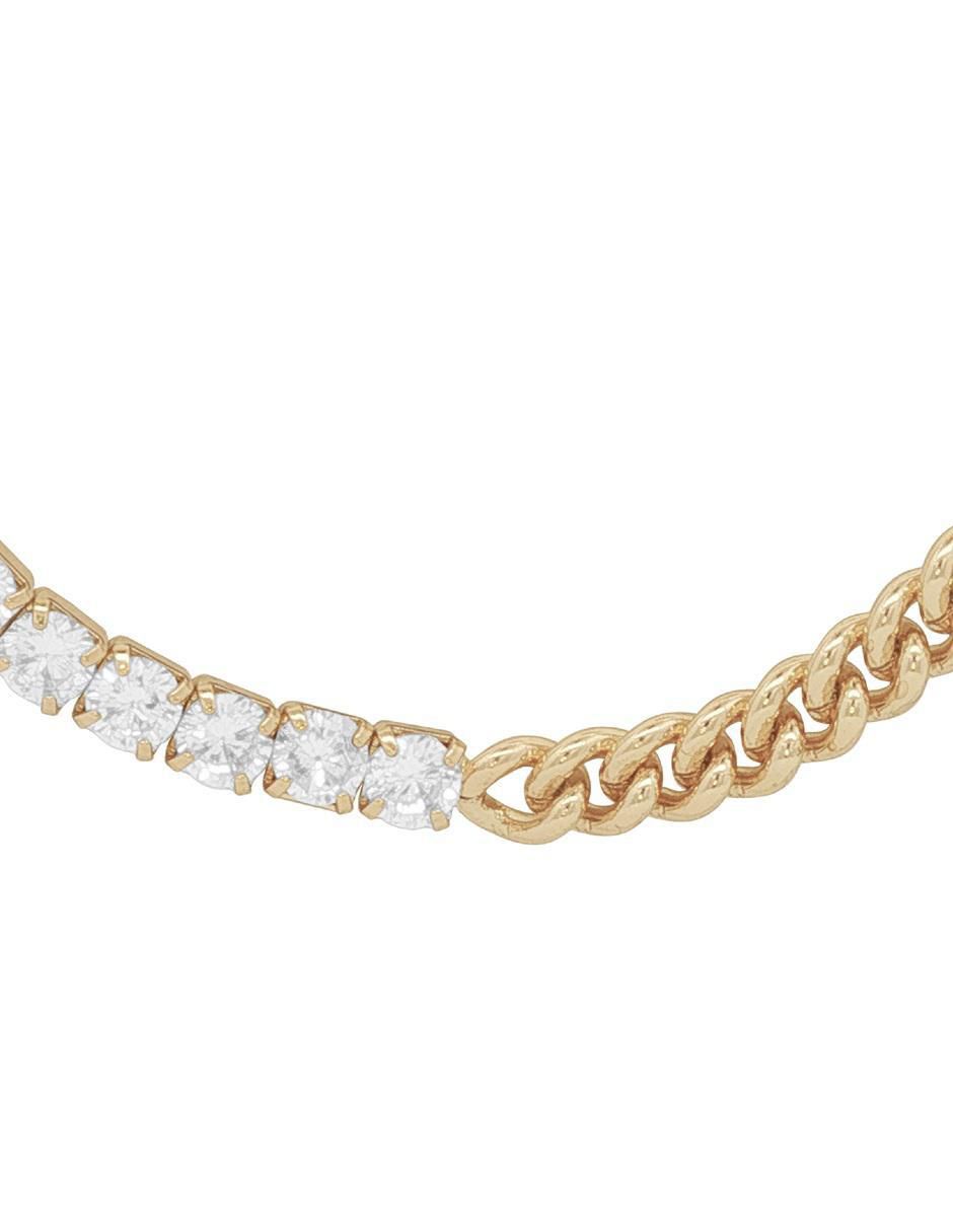 Pulsera 18 K con acabado chapa de oro 3