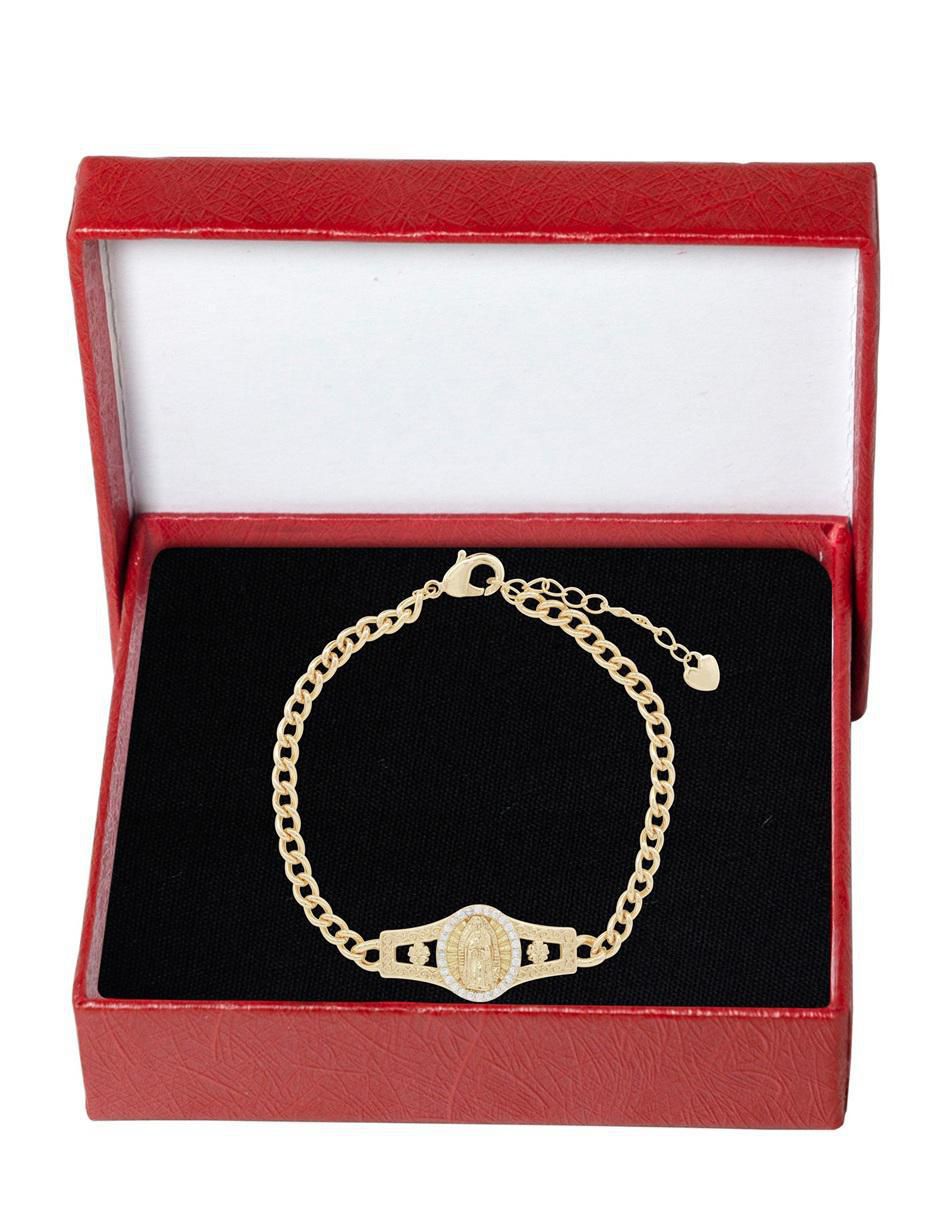Pulsera 18 K con acabado chapa de oro 4